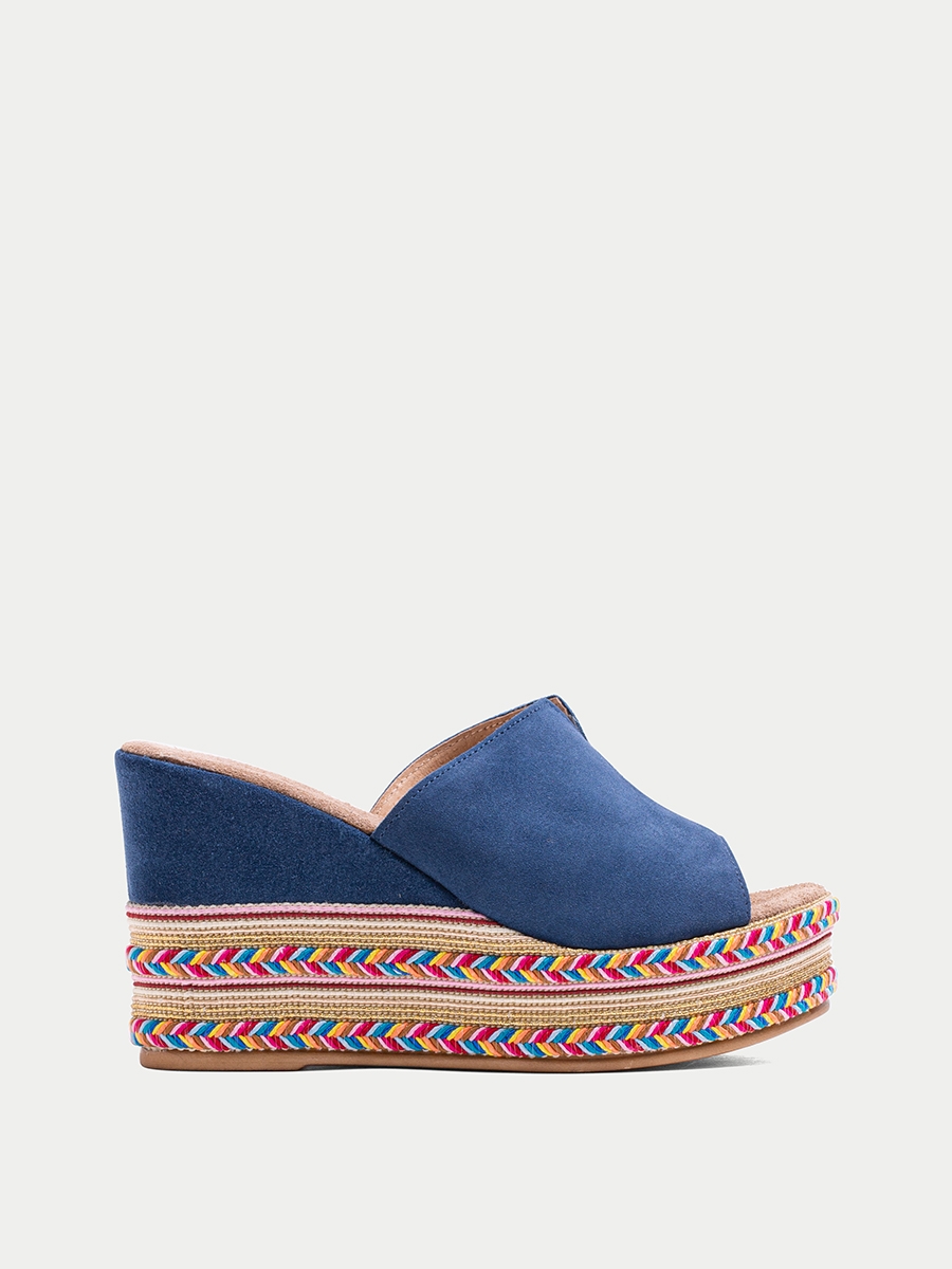 open toe clog wedge