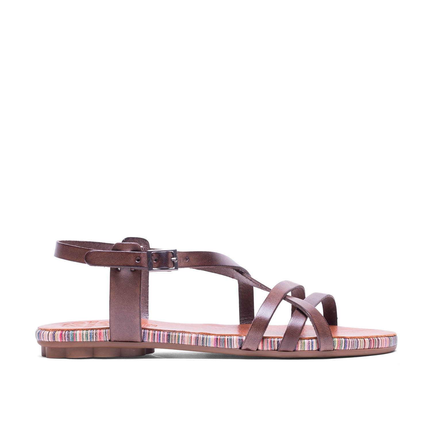 dark brown gladiator sandals