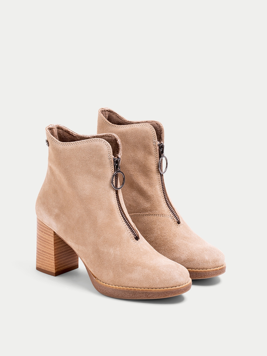 Sand ankle boots